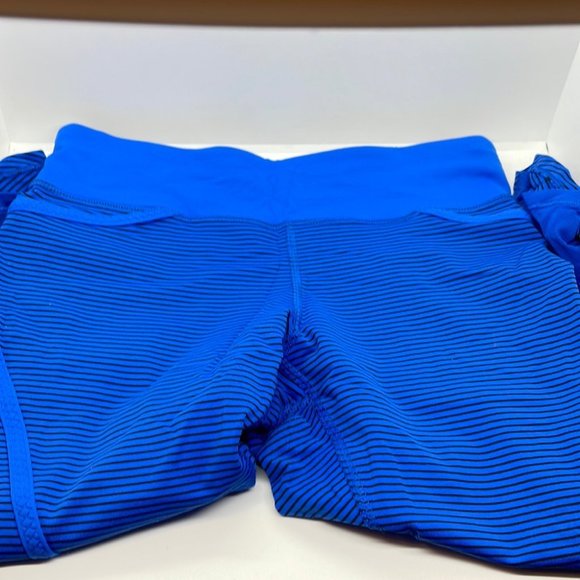 Blue  Lululemon Wunder Cropped Leggings - Picture 2 of 6